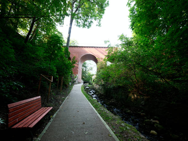 istock Reszel - a gothic bridge in the city park 1274929035