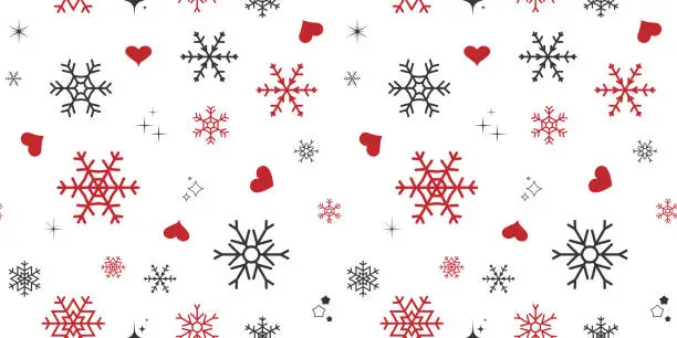 Vector illustration of Christmas Seamless Pattern