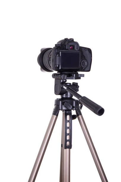istock modern dslr camera with blank screen on tripod isolated on white 1274989318
