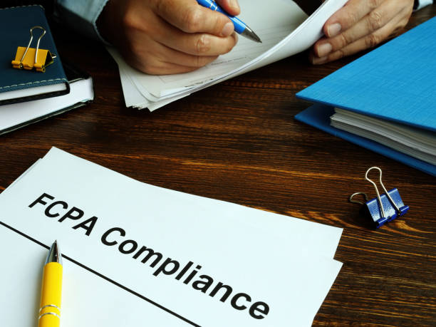 the us foreign corrupt practices act. fcpa compliance guide. - corrupt practice stock-fotos und bilder