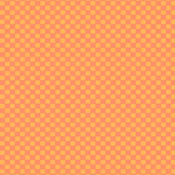 orange and beige polka-dots pattern for background and copy space.