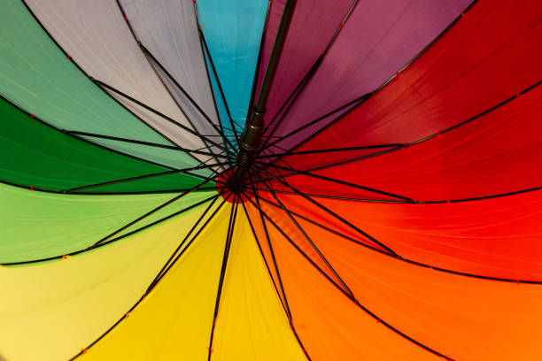 istock A multi-colored umbrella in rainbow colors (LGBT concept). 1275017126