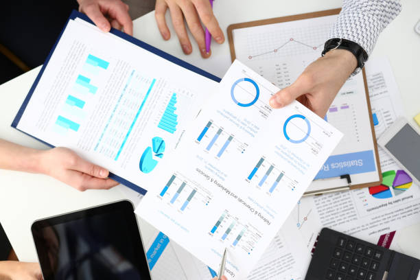 istock Close up of managers that working at their project 1275019881