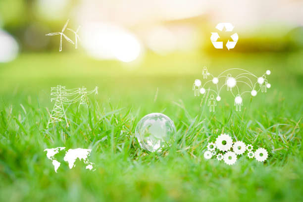 istock World on green, save earth concept. 1275022589