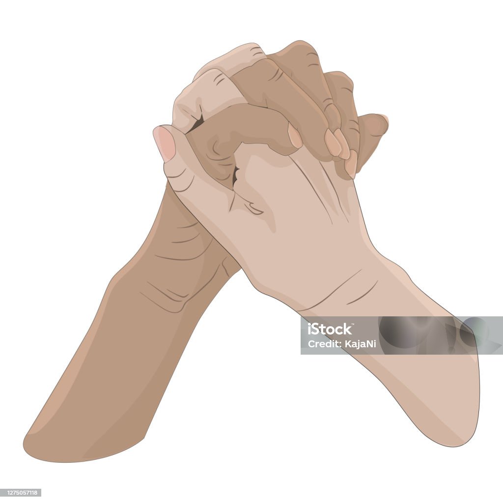 Podavajici Ruce Stock ilustrace Gesto Podání Ruky Izolované Na Bílém Pozadí Dvě Ruce Se ...