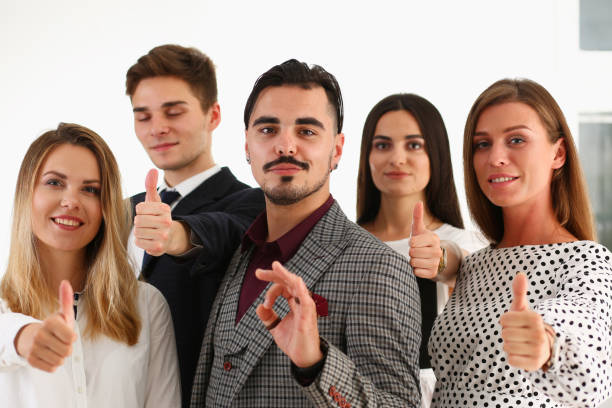 istock Group of young people posing on camera 1275081163