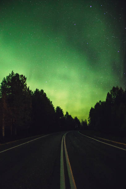 istock Road to Northern lights 1275139530