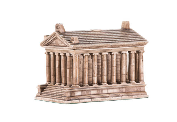 istock ancient european building with columns isolated on white background 1275146134