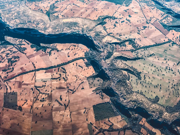 istock High Angle View Of Cultivated Land 1275152646