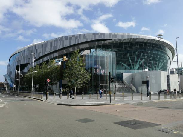 Tottenham hotspur stadium Spurs (hotspur) football team on Tottenham high road, stadium completed in 2018 stock photo