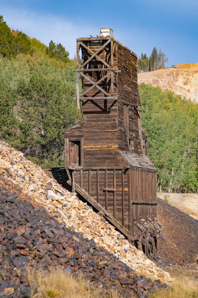 istock Old abandoned god mine structures in Colorado USA 1275186647