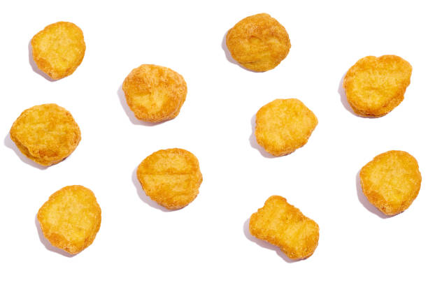 istock Chicken nuggets isolated on white background 1275195120