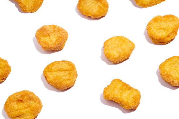 istock Chicken nuggets isolated on white background 1275195388