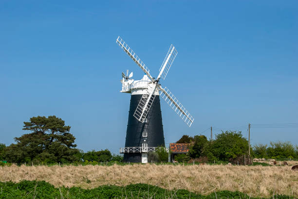 istock A windmill in a field in rural Norfolk, UK 1275236604