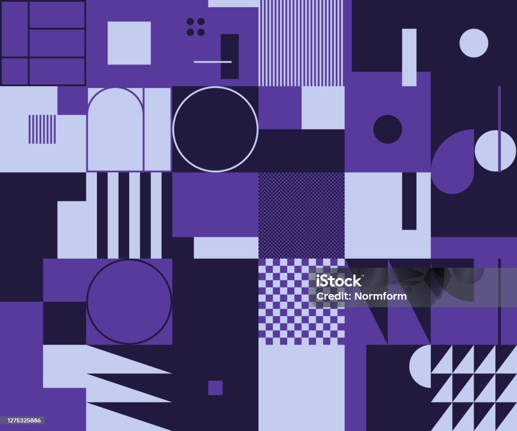 Pattern Deconstructed Deconstructed Abstract Vector Pattern Design Stock Illustration ...