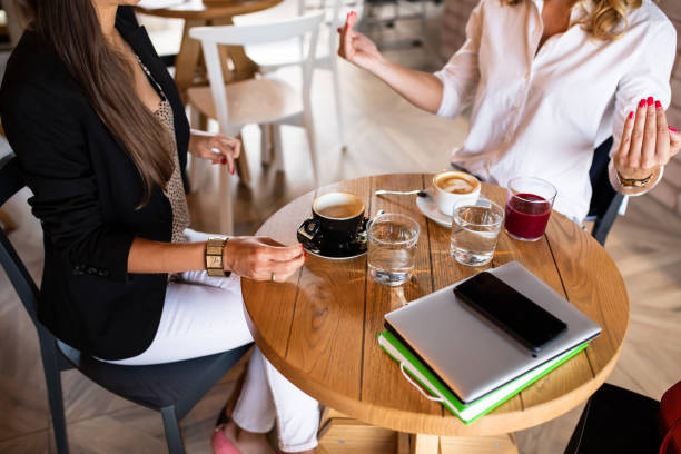 istock Business meeting over coffee 1275342558