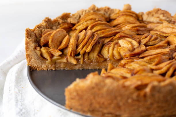 istock Fresh Apple Tart close up 1275391586