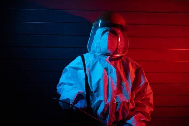 istock Professional cleaning and disinfecting office 1275391851