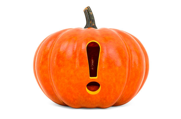 Halloween pumpkin toon isolated on white background