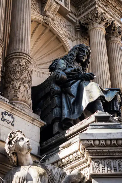 Photo of Statue of Moliere in his fountain in Paris