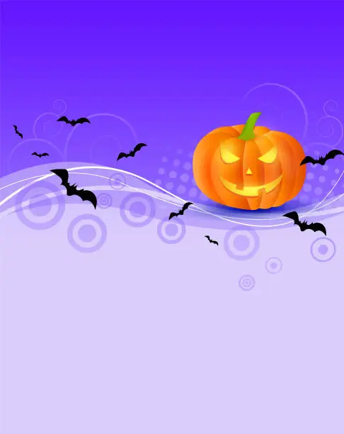 Vector illustration of Halloween background