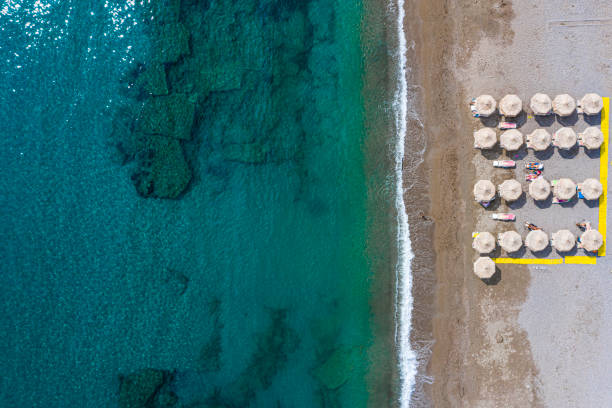 istock Crystal clear water and sandy beach 1275613143
