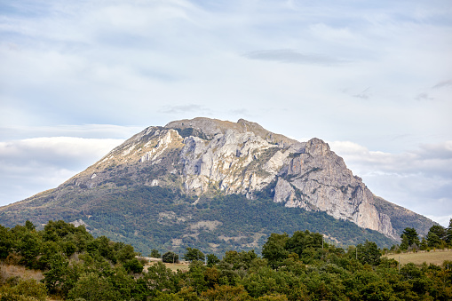 Mount Bugarach is the highest peak of the Corbieres Massif, Southern France.
