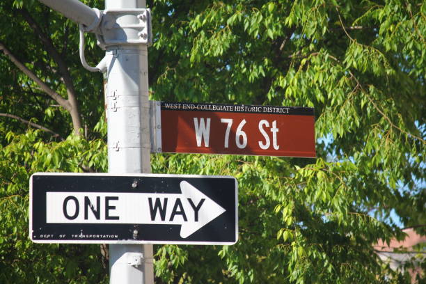 istock West 76th Street historic sign in collegiate district 1275655898