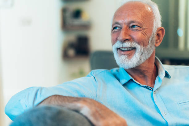 istock Portrait of senior man 1275675029