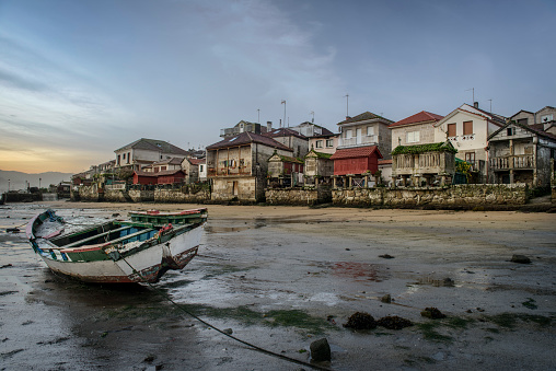 Low tide in Combarro, a beautiful fishing village