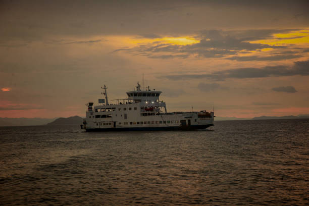 istock Ferry Naranjo de puntarenas at sunset 1275691518