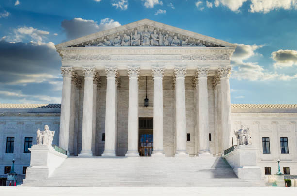 istock Supreme Court in Washington DC at Sunset 1275699526