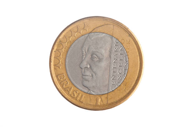 istock Commemorative brazilian 1 Real coin - Juscelino Kubitschek 1275722525