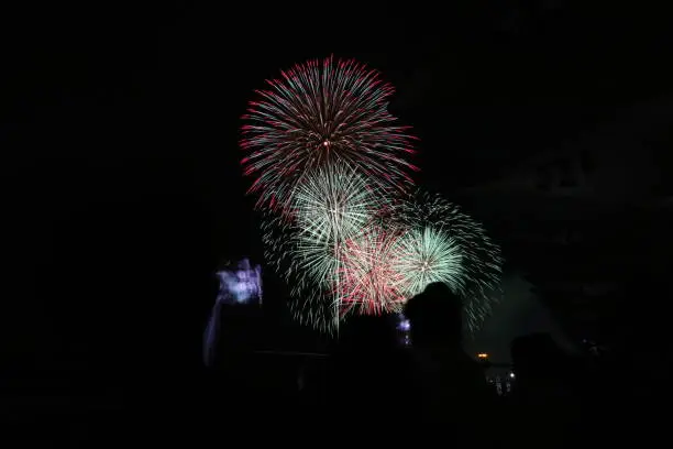 Photo of Fireworks in Oyama Town, Shizuoka