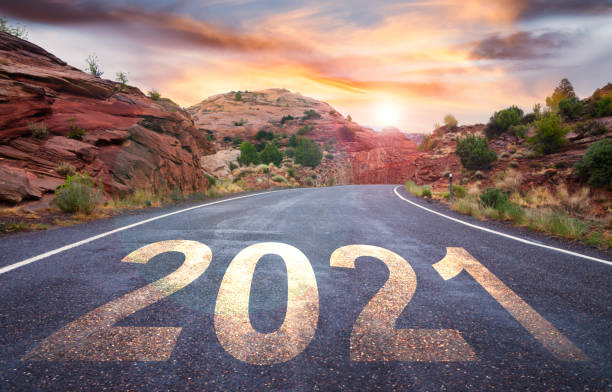 istock 2021 New Year road 1275753001