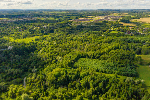 istock Aerial Kleinburg townscape, Ontario, Canada 1275760749
