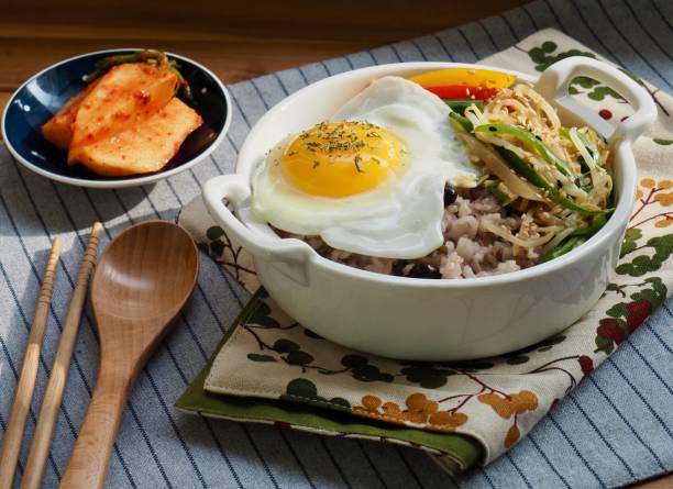 istock Asian food Vegetable egg fried rice 1275772368