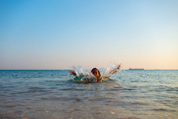istock Boy Summer fun on the sea 1275779251