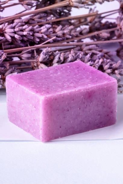 istock Lavender soap with dried lavender flowers 1275780605