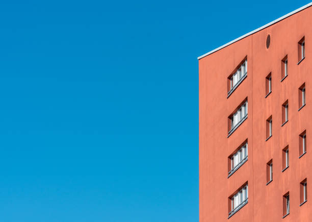 istock Low Angle View Of Building Against Clear Blue Sky 1275788176