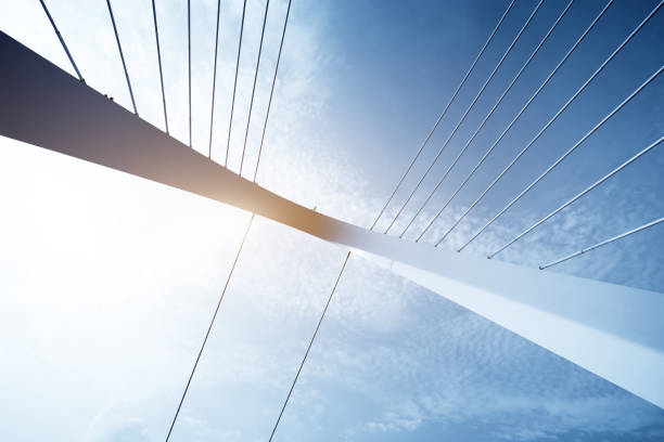 istock Architectural landscape of Nanjing eye pedestrian bridge 1275790514