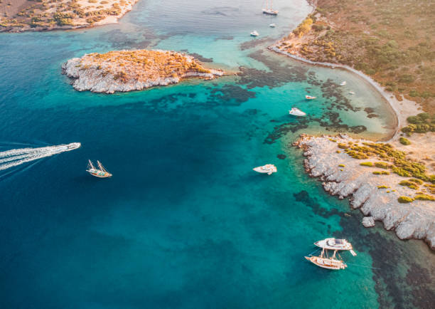 istock Aerial View Aquarium Bay at Bodrum 1275800000
