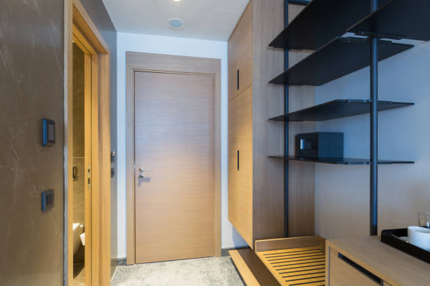 istock Hotel room interior, entrance area 1275800004
