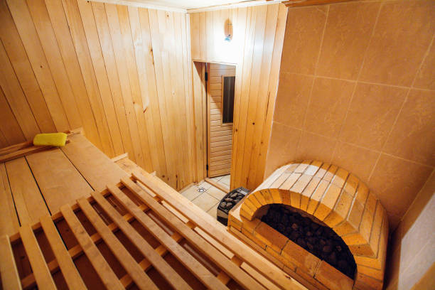 istock wooden home warm sauna bath 1275803631