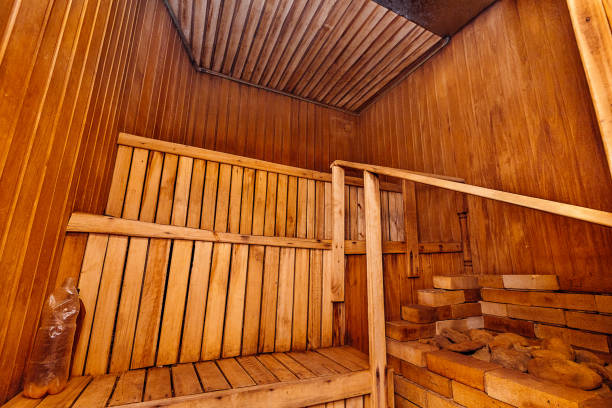 istock wooden home warm sauna bath 1275803635