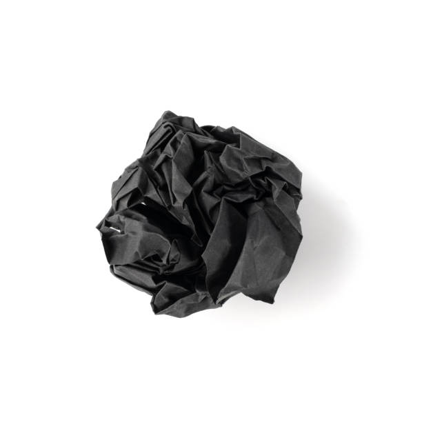 istock Crumpled Paper Ball Isolated on White background 1275804921