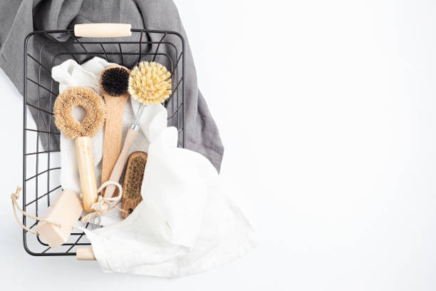 istock Home cleaning non toxic, natural products. Plastic free, zero waste lifestyle 1275807229