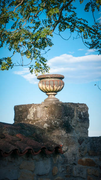 istock Ornamental garden vessel 1275811216