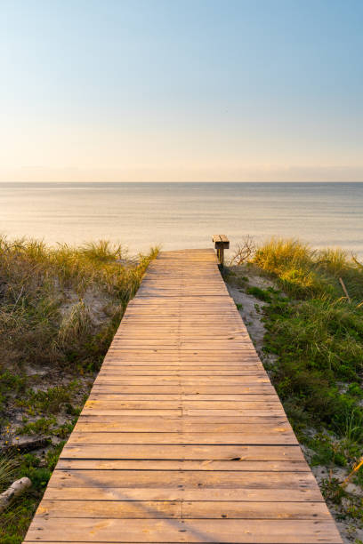 istock Wooden path leading to the sea. 1275817133