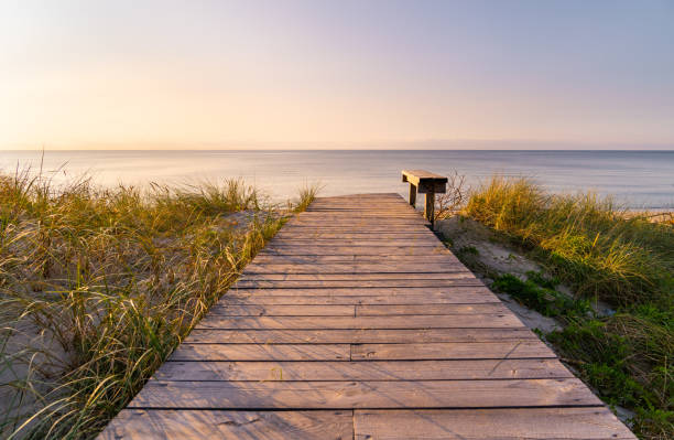 istock Wooden path leading to the sea. 1275817134